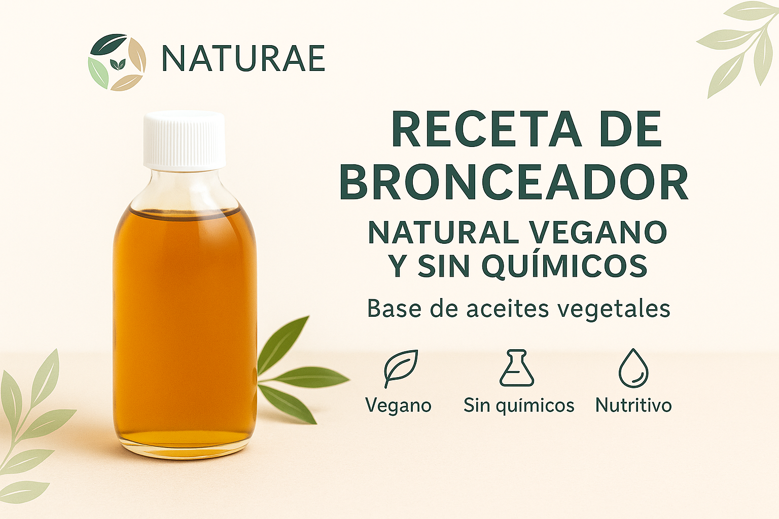 Receta de Bronceador Natural Vegano y Sin Químicos