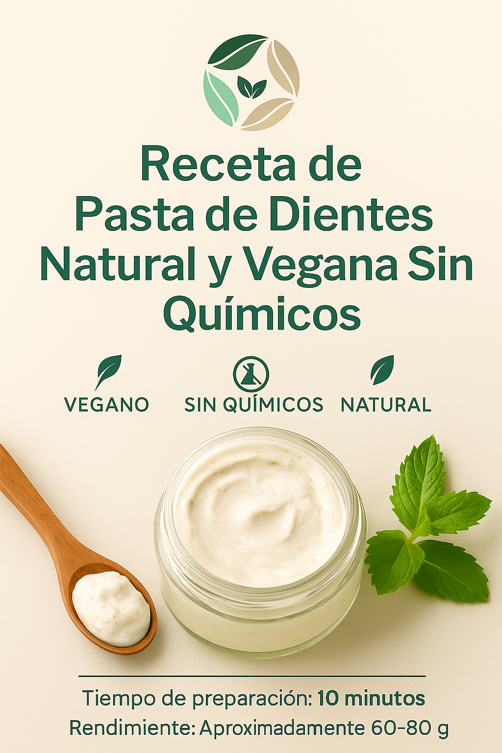 Receta de Pasta de Dientes Natural y Vegana Sin Químicos